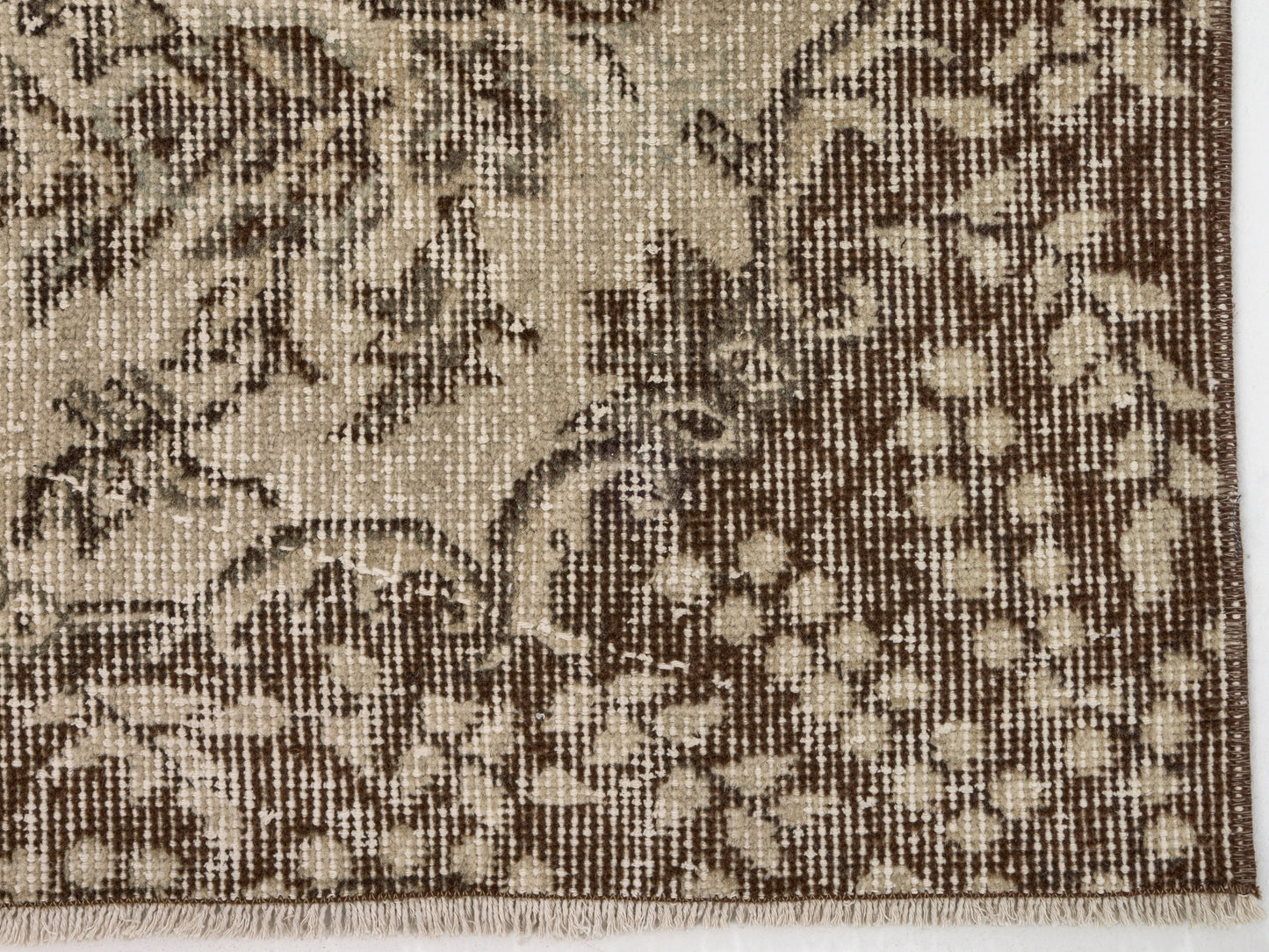 4x7 Small Oushak rug, Vintage Turkish Rug, Carpet rug, Area rug, Farmhouse decor, Bedroom rug, One of a kind rug, Unique rug,Floral rug,9663