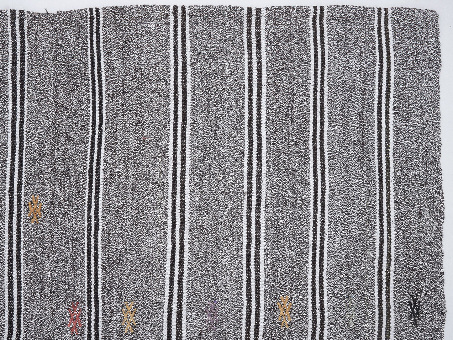 Turkish Vintage Kilim Rug, Handmade Unique Kilim Rug, Area Faded Kilim Rug, Neutral Floor Rug, Gray Rug, Rug Kilim, Kilim Rug 5x9, 12219