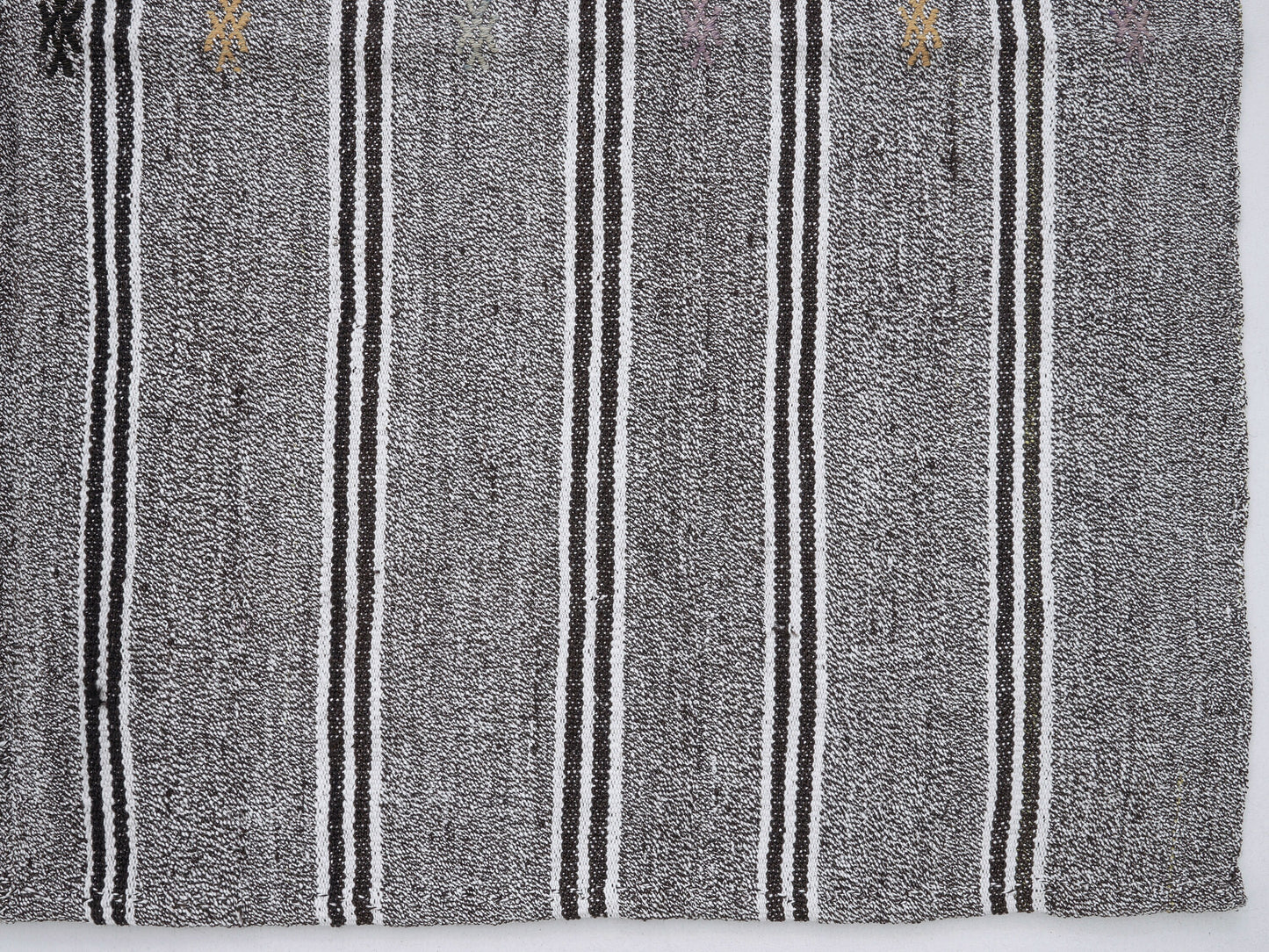 Turkish Vintage Kilim Rug, Handmade Unique Kilim Rug, Area Faded Kilim Rug, Neutral Floor Rug, Gray Rug, Rug Kilim, Kilim Rug 5x9, 12219