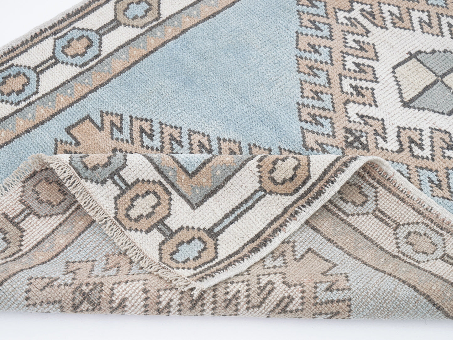 Vintage Handmade Area Rug, Turkish Oushak Eclectic Rug, Kid Room Rug, Bohemian Rug, Carpet Rug, Neutral Rug, Rug 3x4, Turkish Carpet, 12346