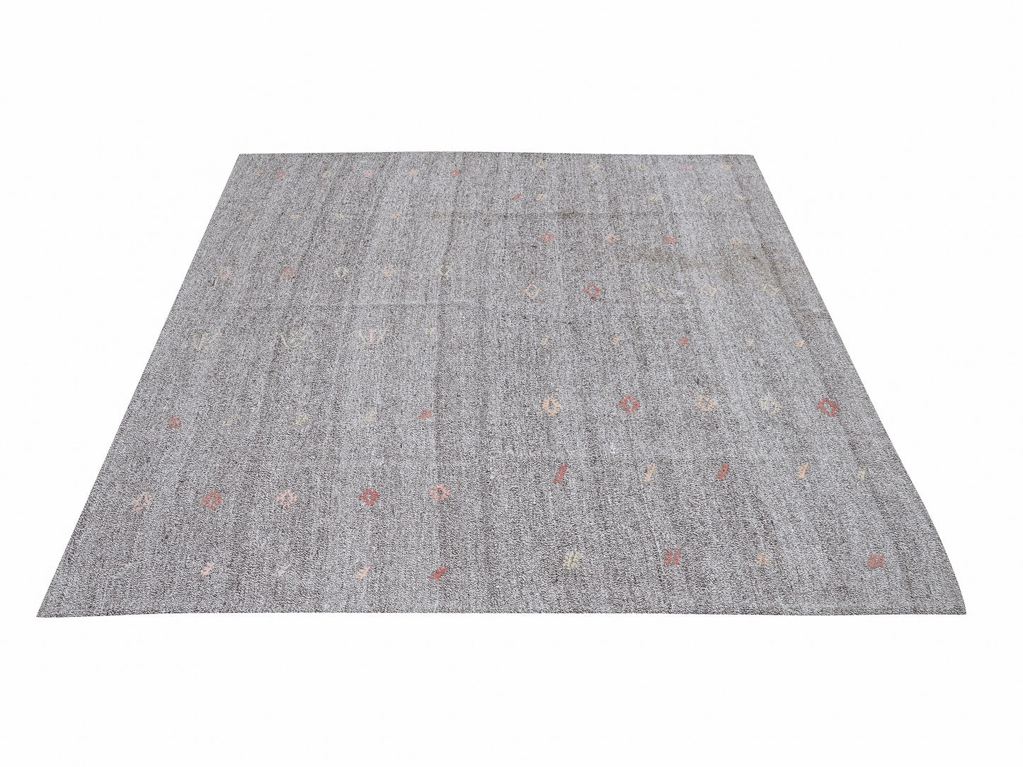 Vintage Kilim, Turkish Handmade Kilim Rug, Area Unique Kilim Rug, Gray Rug, Scandinavian Rug, Bedroom Rug, Rug Kilim, Kilim Rug 6x7, 12176