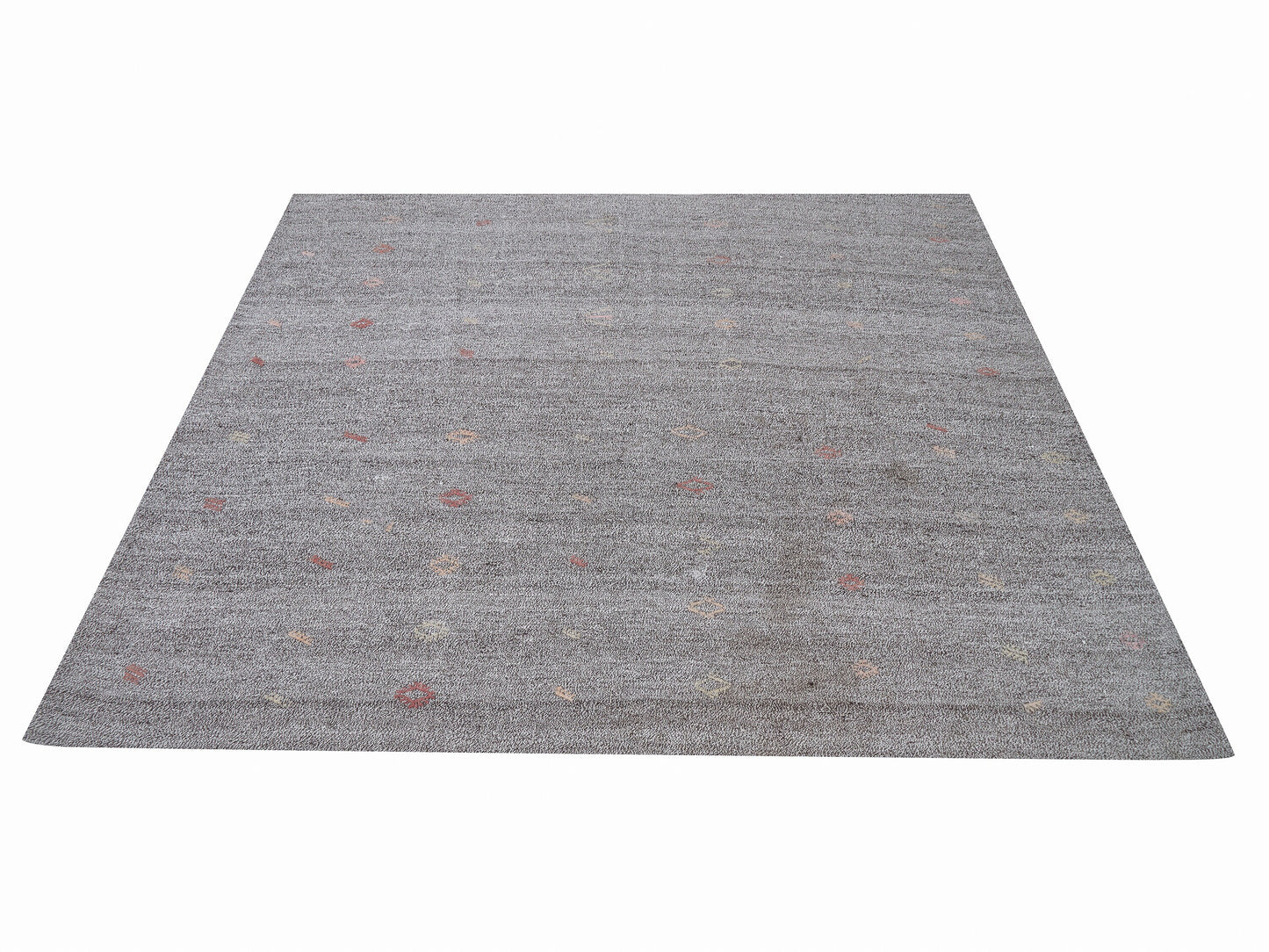 Vintage Kilim, Turkish Handmade Kilim Rug, Area Unique Kilim Rug, Gray Rug, Scandinavian Rug, Bedroom Rug, Rug Kilim, Kilim Rug 6x7, 12176