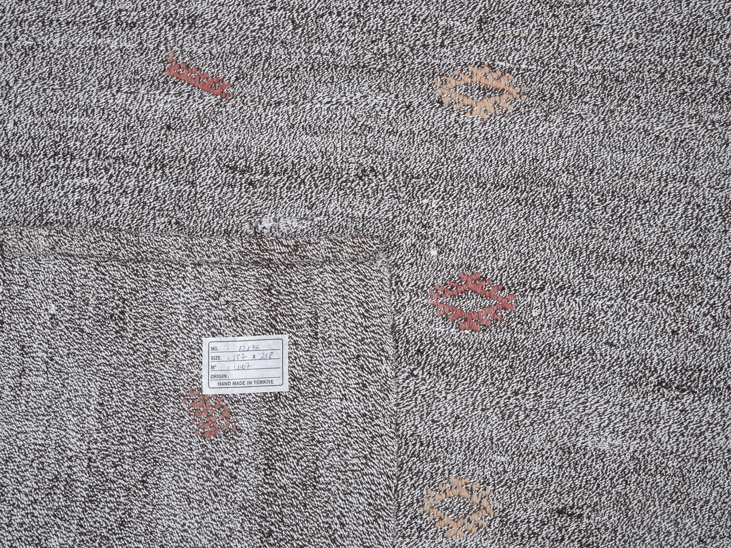 Vintage Kilim, Turkish Handmade Kilim Rug, Area Unique Kilim Rug, Gray Rug, Scandinavian Rug, Bedroom Rug, Rug Kilim, Kilim Rug 6x7, 12176