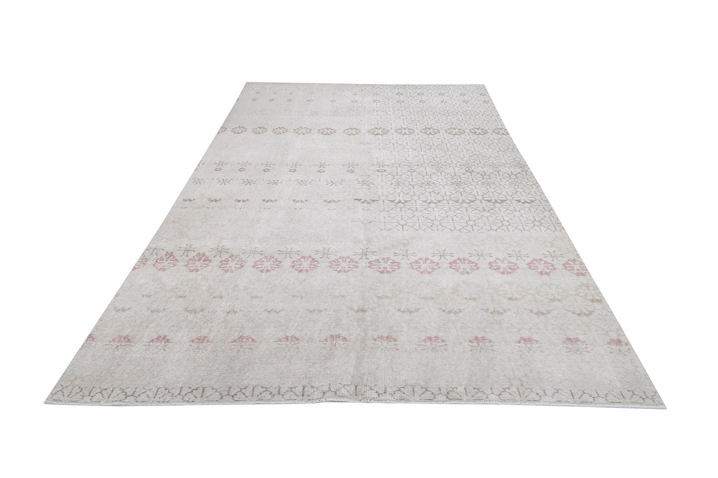 Oushak Rug, Handmade Rug, Turkish Rug, Vintage Rug, Area Rug, Turkey Rug, Scandinavian Rug, Neutral Rug, Vintage Carpet, Rug 6x11, 12391