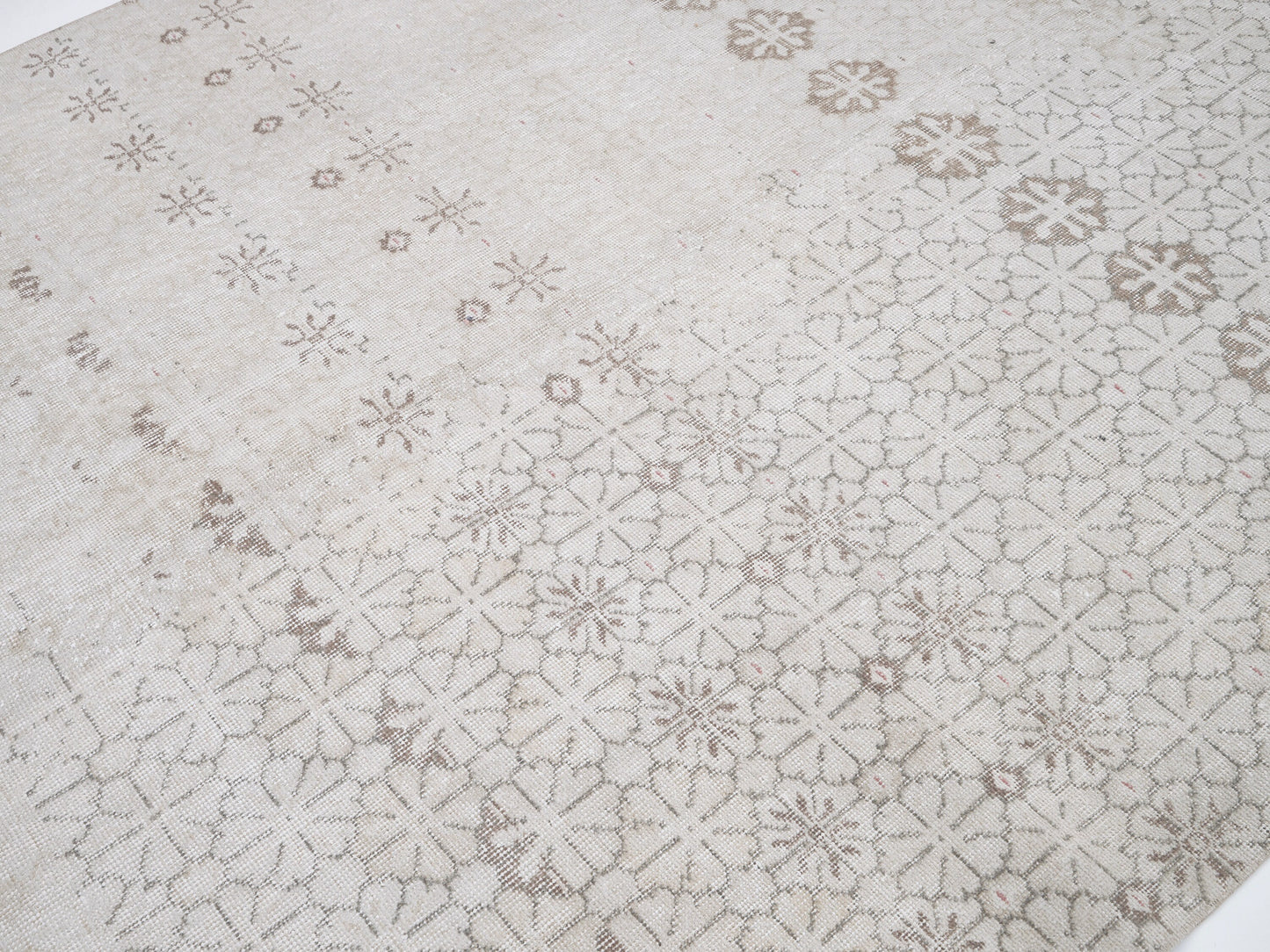 Oushak Rug, Handmade Rug, Turkish Rug, Vintage Rug, Area Rug, Turkey Rug, Scandinavian Rug, Neutral Rug, Vintage Carpet, Rug 6x11, 12391