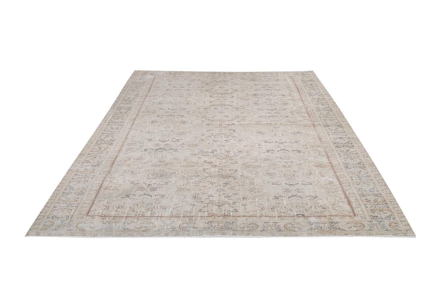 Handmade Area Rug, Turkish Vintage Rug, Oushak Antique Rug, Anatolia Rug, Scandinavian Rug, Beige Rug, Vintage Carpet, Rug 6x10, 12392