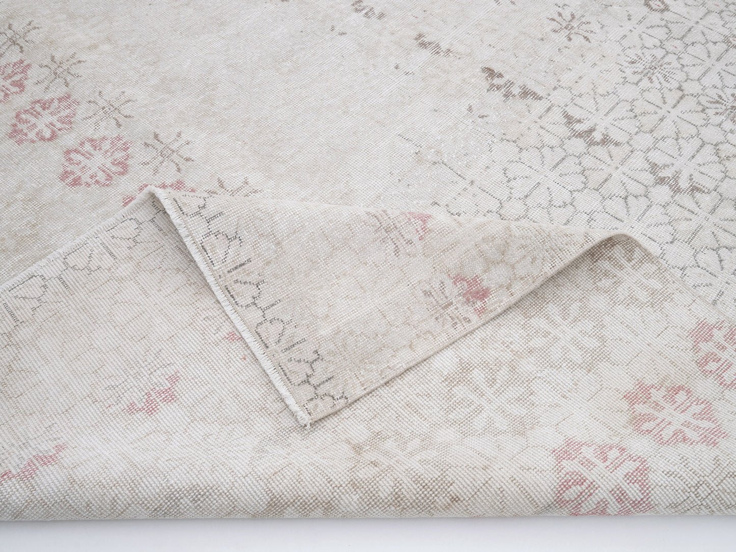 Oushak Rug, Handmade Rug, Turkish Rug, Vintage Rug, Area Rug, Turkey Rug, Scandinavian Rug, Neutral Rug, Vintage Carpet, Rug 6x11, 12391