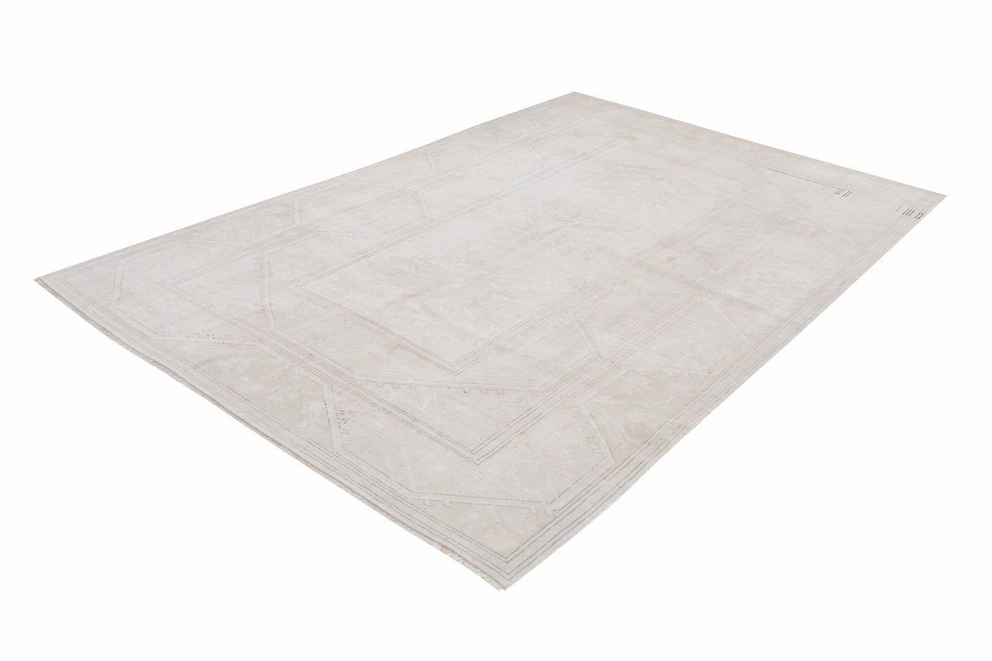 Turkish Vintage Oushak Rug, Handmade Area Unique Rug, Neutral Floor Rug, Living Room Rug, Carpet Rug, Turkish Carpet, Rug 6x9, 12506