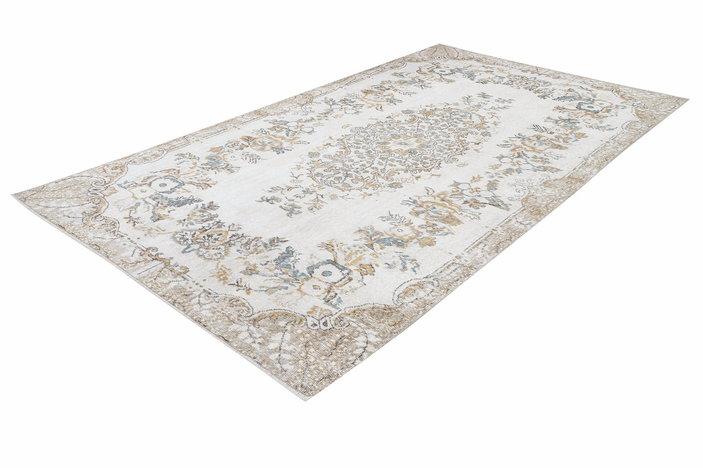 Handmade Area Rug, Turkish Vintage Oushak Rug, Neutral Floor Rug, Living Room Rug, Carpet Rug, Rug 6x10, Turkish Carpet, Turkey Rug, 12478