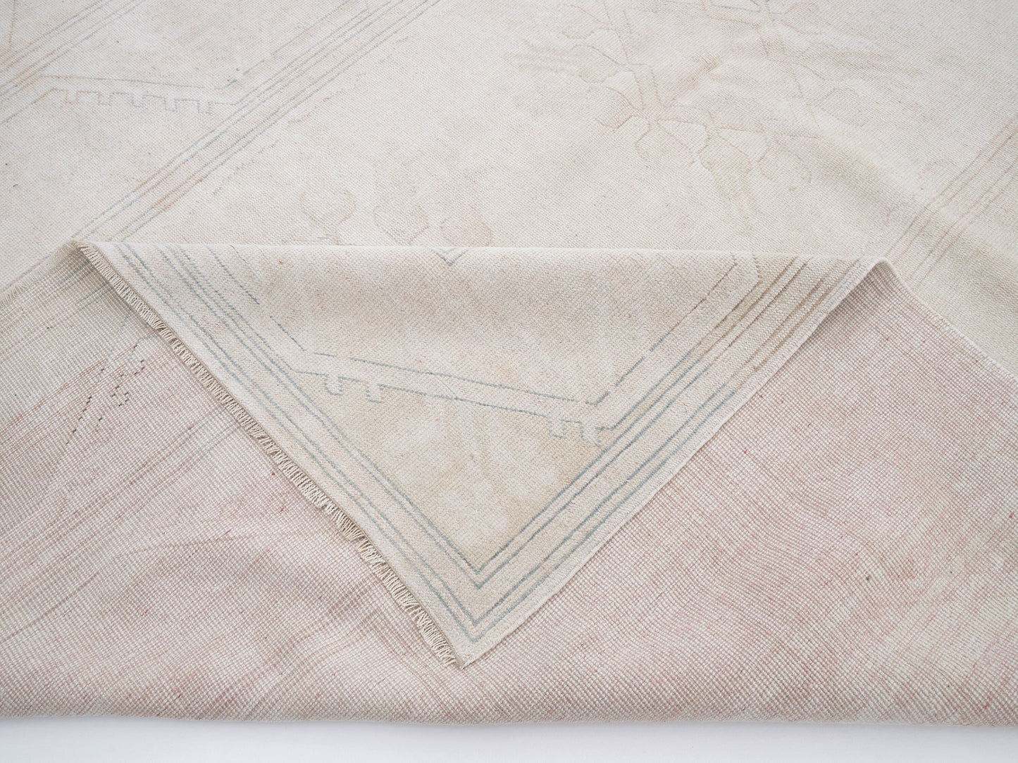 Turkish Vintage Oushak Rug, Handmade Area Unique Rug, Neutral Floor Rug, Living Room Rug, Carpet Rug, Turkish Carpet, Rug 6x9, 12506