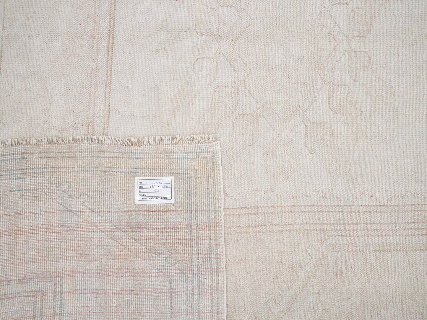 Turkish Vintage Oushak Rug, Handmade Area Unique Rug, Neutral Floor Rug, Living Room Rug, Carpet Rug, Turkish Carpet, Rug 6x9, 12506