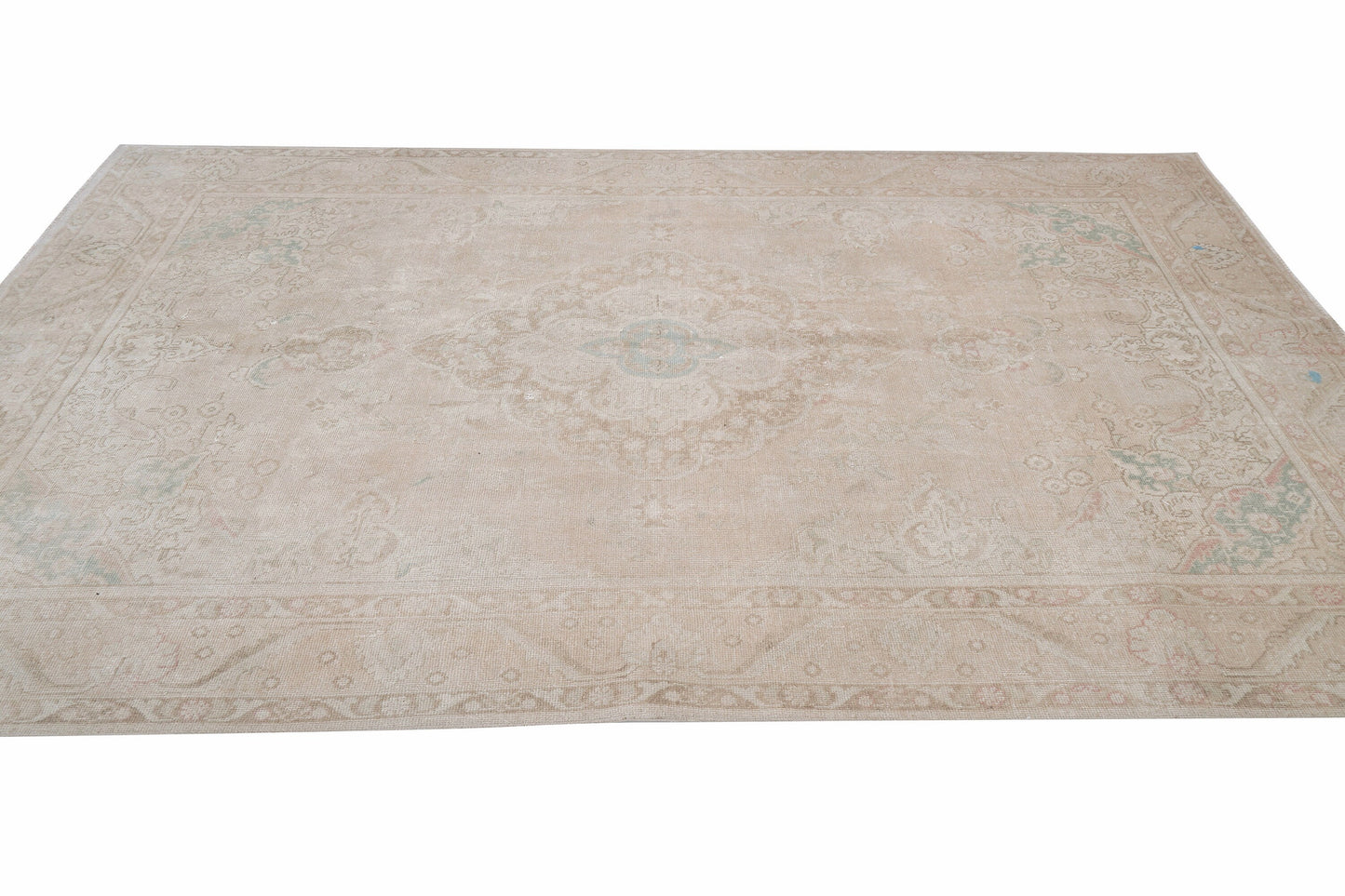 Vintage Rug, Handmade Rug, Turkish Rug, Oushak Rug, Area Rug, Scandinavian Rug, Beige Rug, Carpet Rug, Turkish Carpet, Rug 6x10, 12482