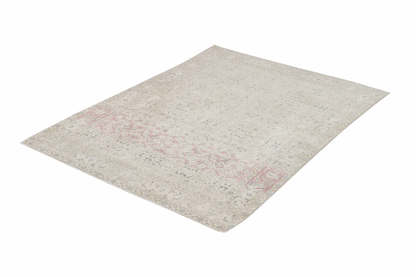Oushak Area Rug, Turkish Vintage Handmade Rug, Neutral Faded Rug, Turkish Carpet, Carpet Rug, Scandinavian Rug, Rug 4x6, Turkey Rug, 12455