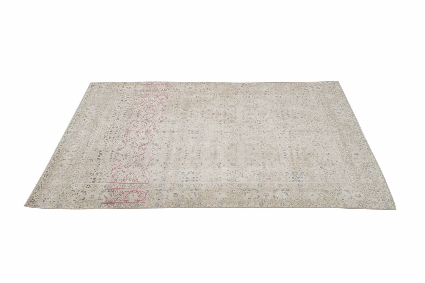 Oushak Area Rug, Turkish Vintage Handmade Rug, Neutral Faded Rug, Turkish Carpet, Carpet Rug, Scandinavian Rug, Rug 4x6, Turkey Rug, 12455