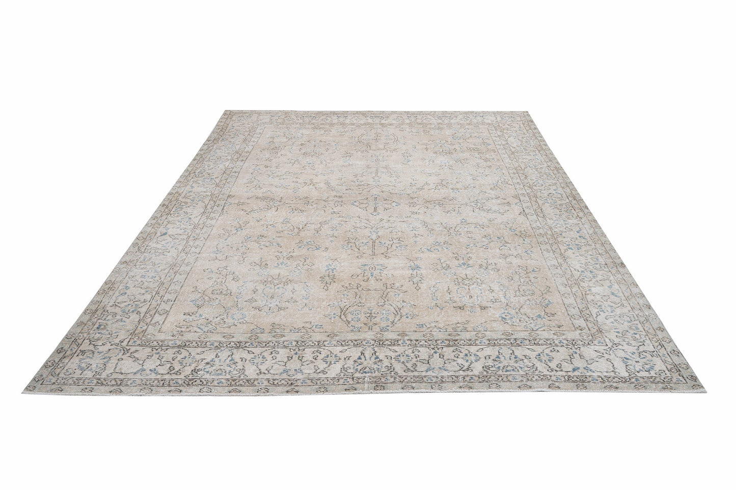 Vintage Handmade Area Rug, Turkish Oushak Rustic Rug, Rug 7x10, Carpet Rug, Kid Room Rug, Primitive Rug, Turkish Carpet, Turkey Rug, 12510
