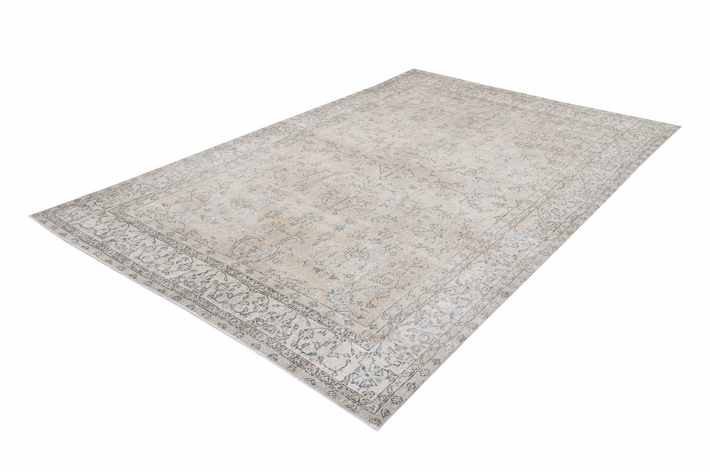 Vintage Handmade Area Rug, Turkish Oushak Rustic Rug, Rug 7x10, Carpet Rug, Kid Room Rug, Primitive Rug, Turkish Carpet, Turkey Rug, 12510