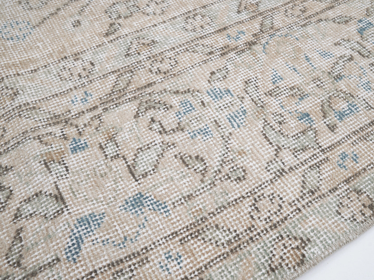 Vintage Handmade Area Rug, Turkish Oushak Rustic Rug, Rug 7x10, Carpet Rug, Kid Room Rug, Primitive Rug, Turkish Carpet, Turkey Rug, 12510