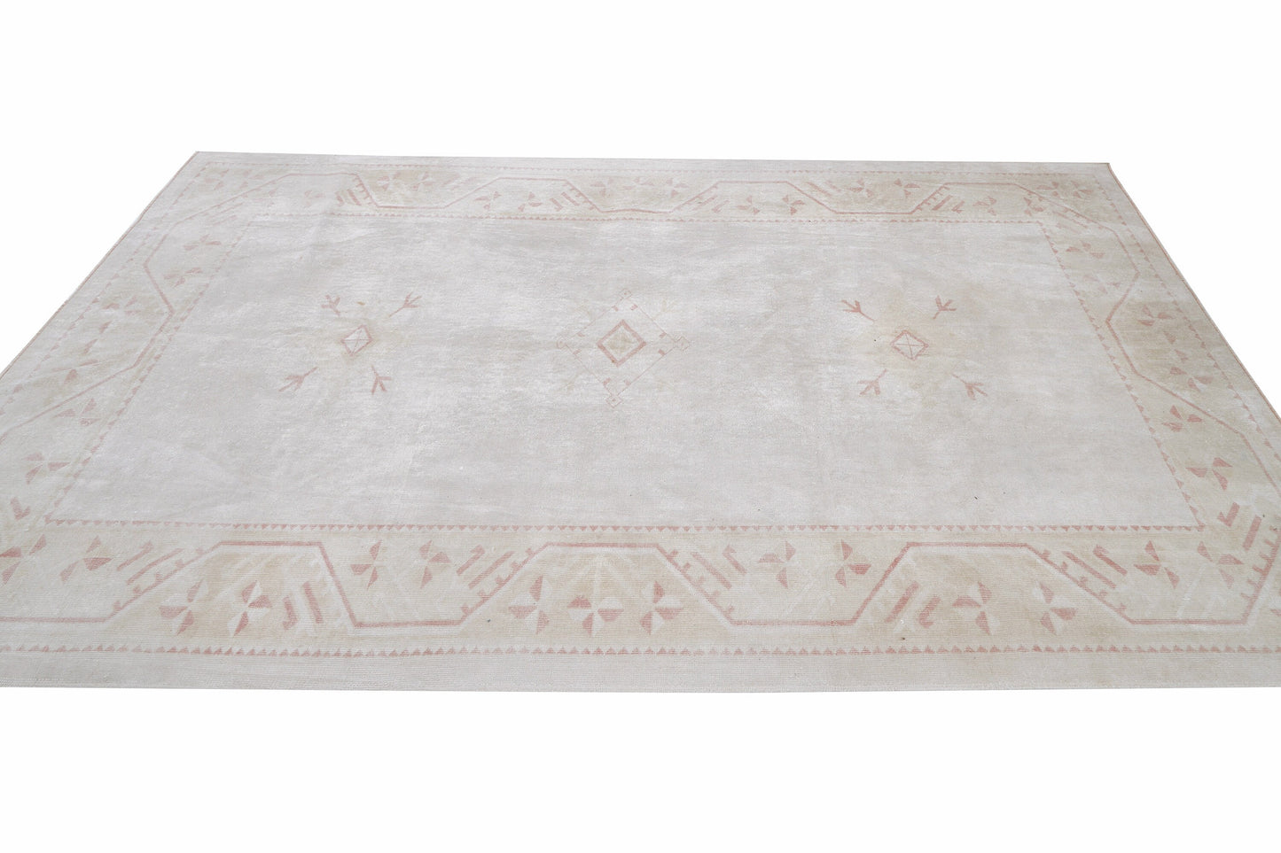 Handmade Rug, Turkish Rug, Oushak Rug, Rug 6x9, Vintage Rug, Area Rug, Entryway Rug, Turkish Carpet, Turkey Rug, Vintage Carpet, 12512