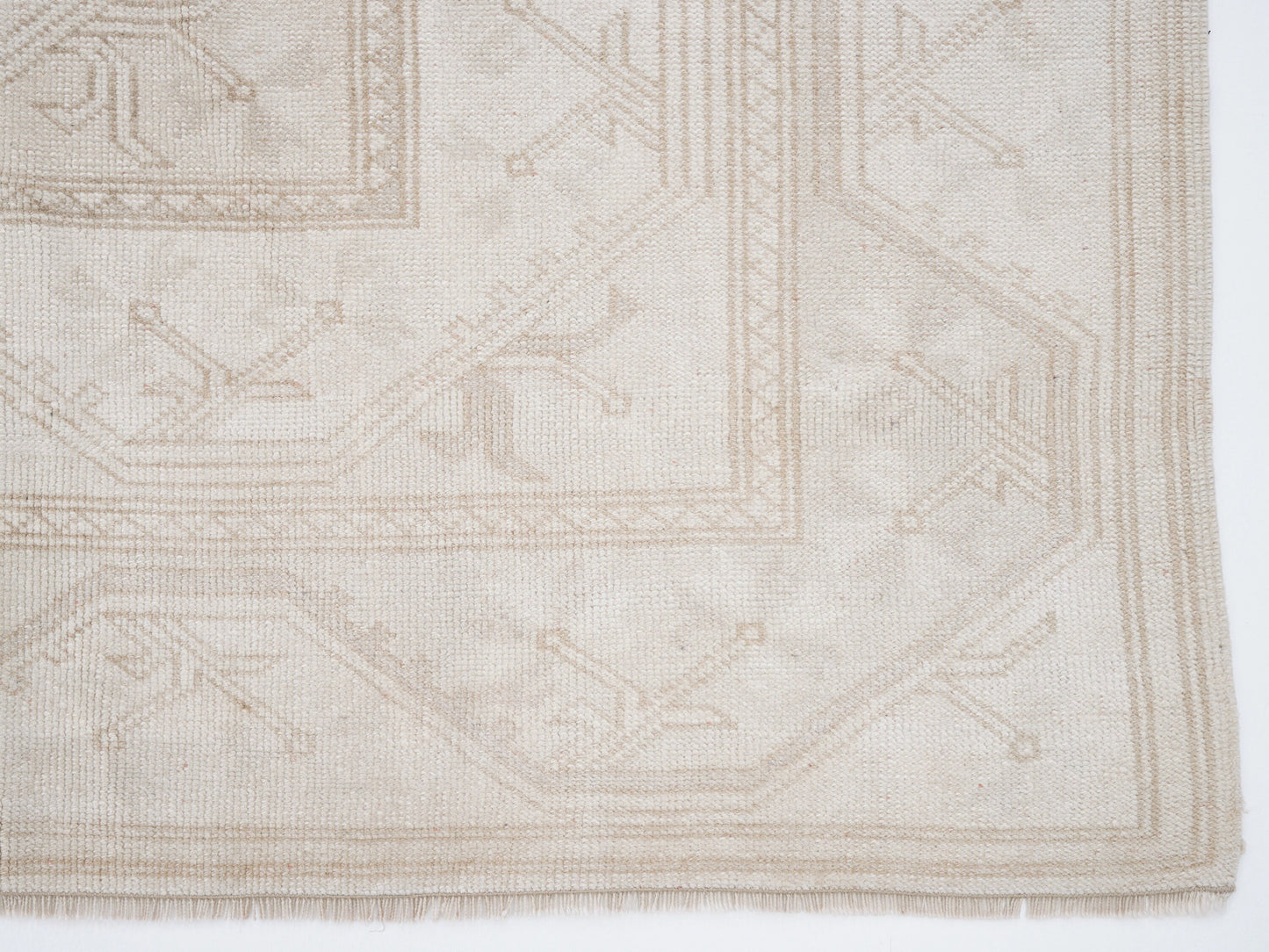 Oushak Area Rug, Turkish Vintage Handmade Rug, Neutral Faded Rug, Rug 6x8, Turkey Rug, Oushak Carpet, Scandinavian Rug, Gray Rug, 12514