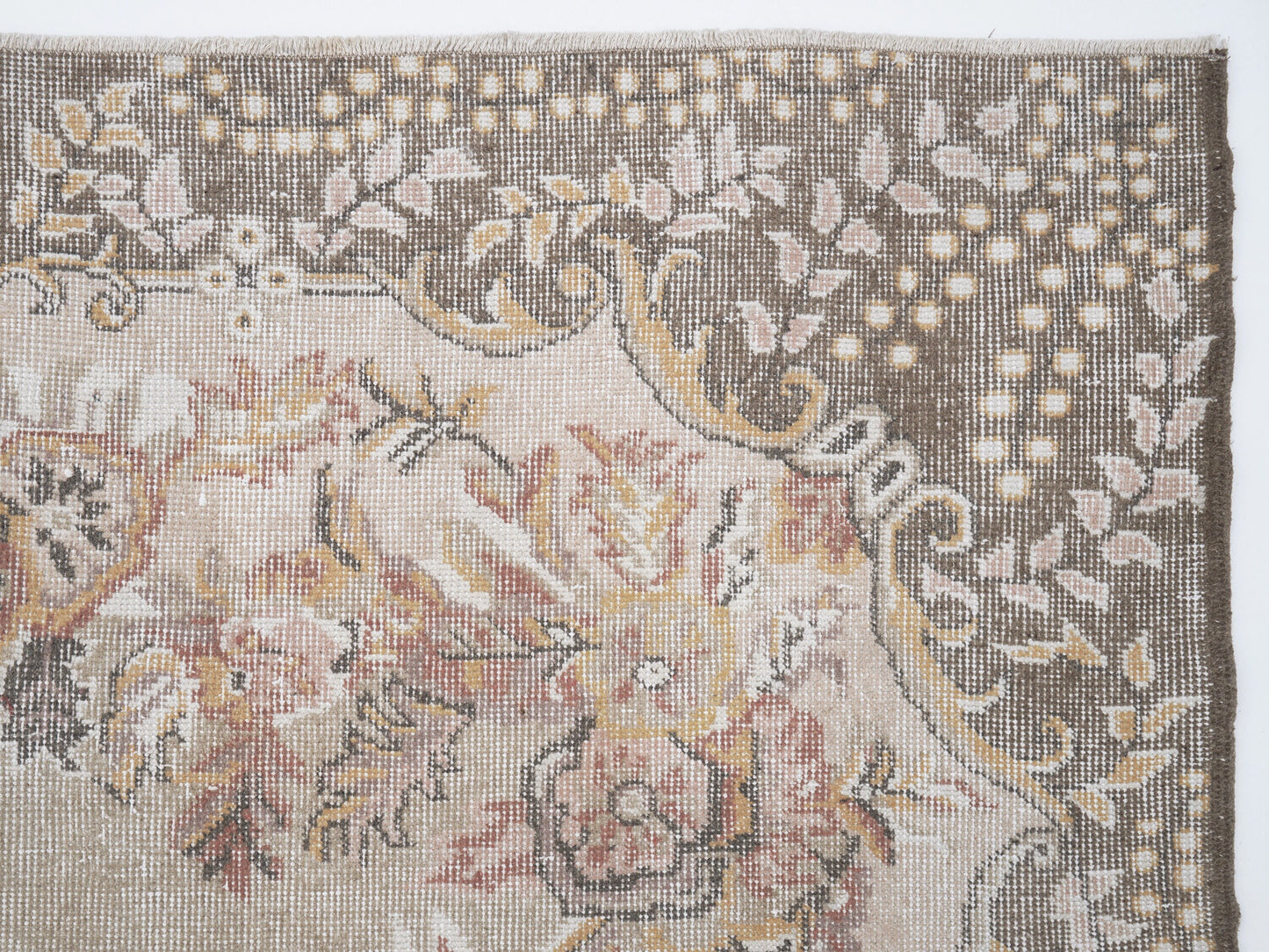 Vintage Rug, Turkish Rug, Handmade Rug, Area Rug, Oushak Rug, Rug 6x9, Turkish Carpet, Carpet Rug, Living Room Rug, Turkey Rug, 12518
