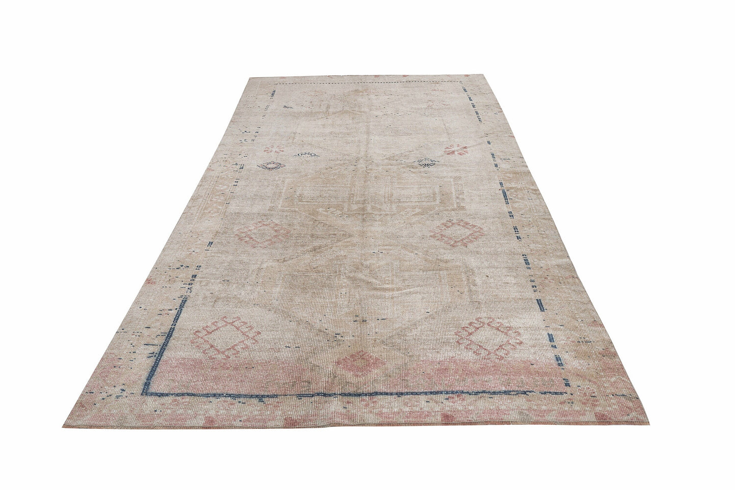 Turkish Rug, Handmade Rug, Oushak Rug, Vintage Rug, Area Rug, Scandinavian Rug, Turkey Rug, Vintage Carpet, Living Room Rug, Rug 5x10, 12456
