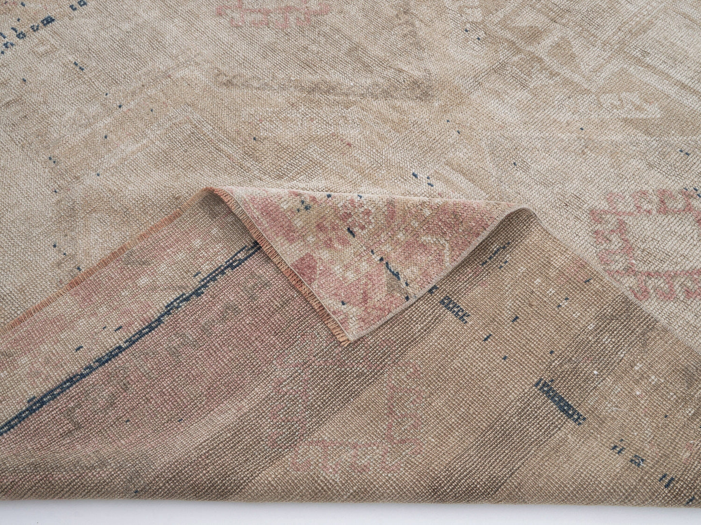 Turkish Rug, Handmade Rug, Oushak Rug, Vintage Rug, Area Rug, Scandinavian Rug, Turkey Rug, Vintage Carpet, Living Room Rug, Rug 5x10, 12456
