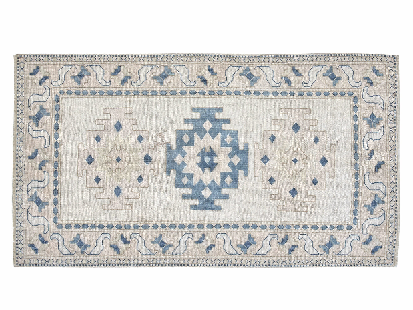 Turkish Handmade Area Rug, Vintage Oushak Rug, Kid Room Rug, Carpet Rug, Neutral Floor Rug, Turkish Carpet, Rug 4x6, Turkey Rug, 12468