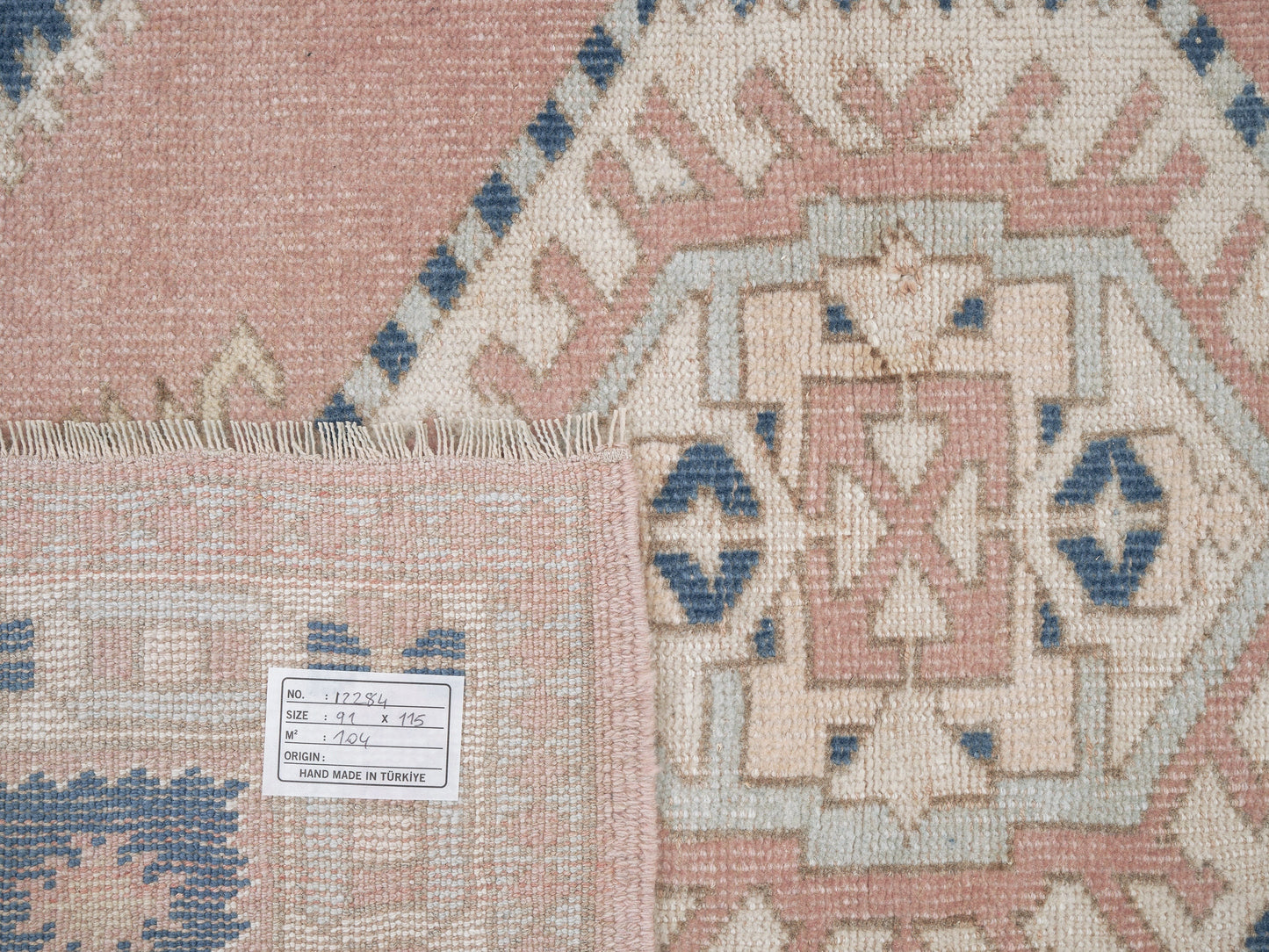 Turkish Vintage Oushak Rug, Handmade Area Rug, Bohemian Rug, Anatolia Rug, Carpet Rug, Oushak Carpet, Living Room Rug, Rug 3x4, 12284