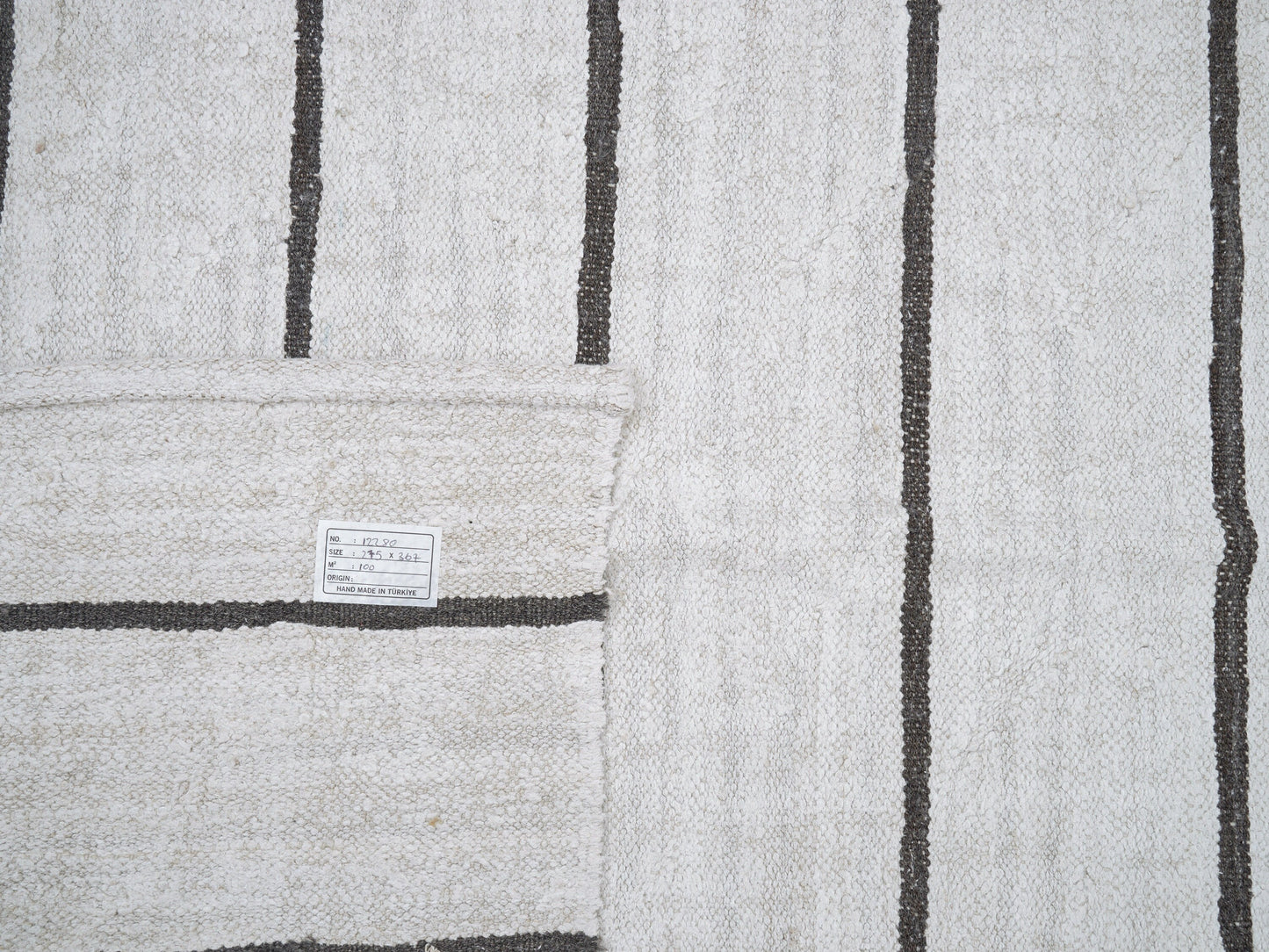 Vintage Kilim, Area Kilim Rug, Handmade Kilim Rug, Turkish Kilim, Kilim Rug 9x12, Large Rug, Oversize Rug, White Hemp Kilim Rug, 12280