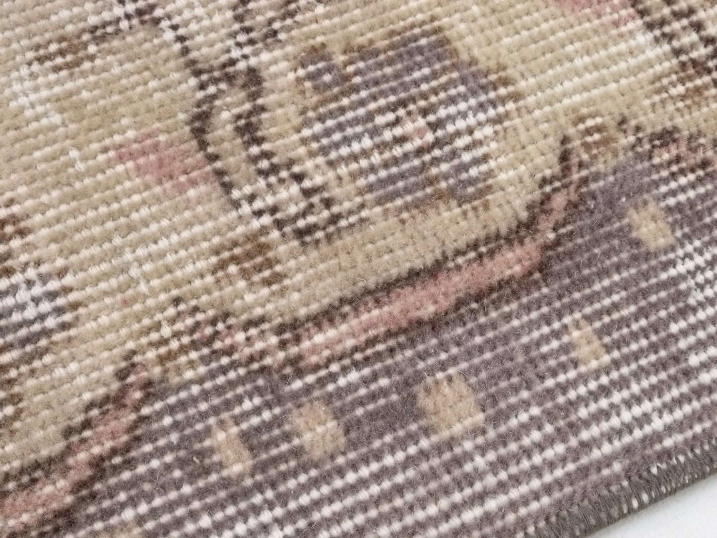 Antique Turkish rug, Oushak Vintage rug , 6x9 Area rug, Turkish rug, Neutral rug , Soft rug , Oriental rug, Old rug, 9004