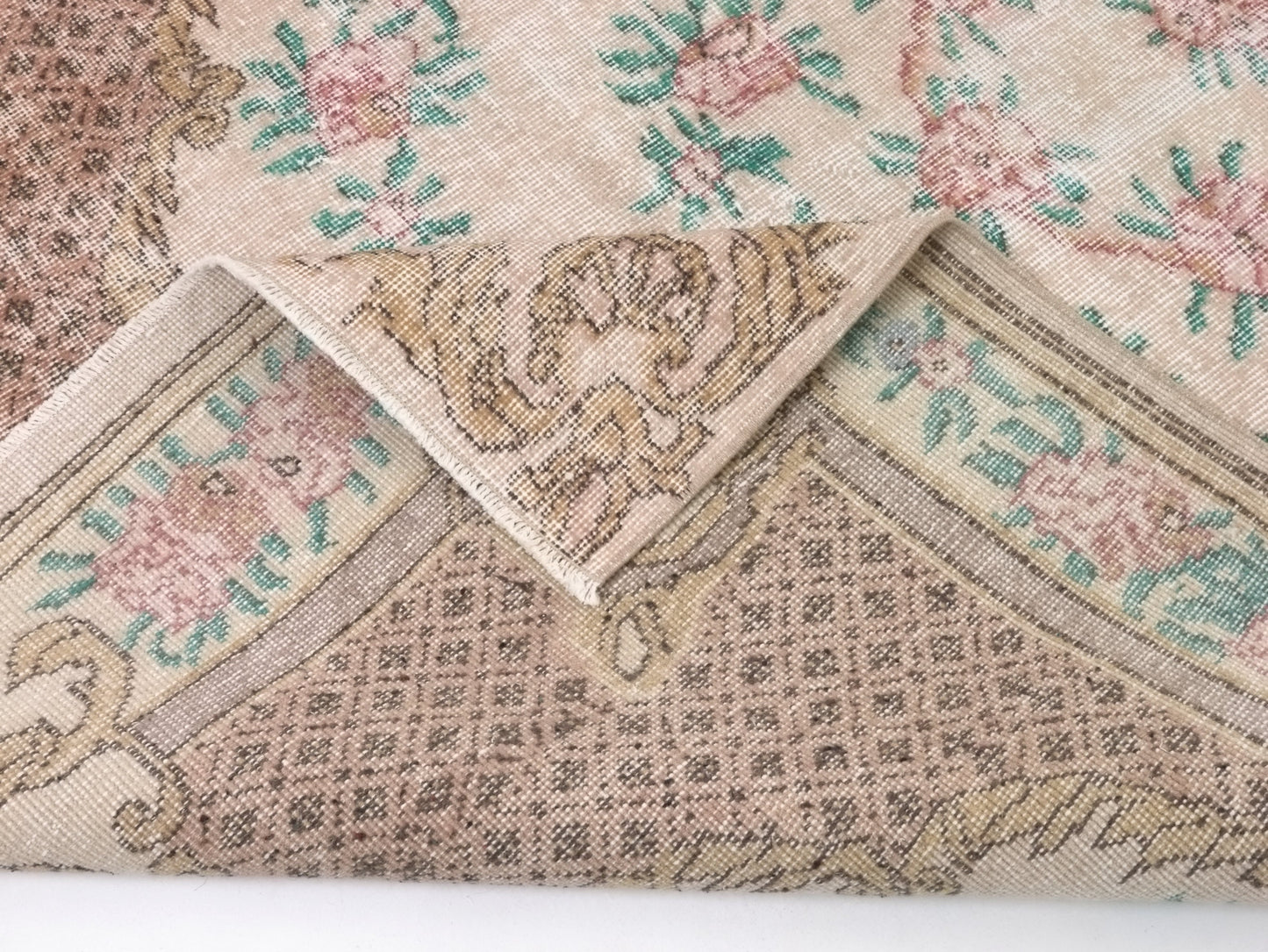 5x8 Rug, Retro Turkish Rug, Oushak Rug Medallion, Boho Vintage Rug, Area rug, Carpet rug, Unique Bedroom rug, Etsy rug, Nursery rug, 10276