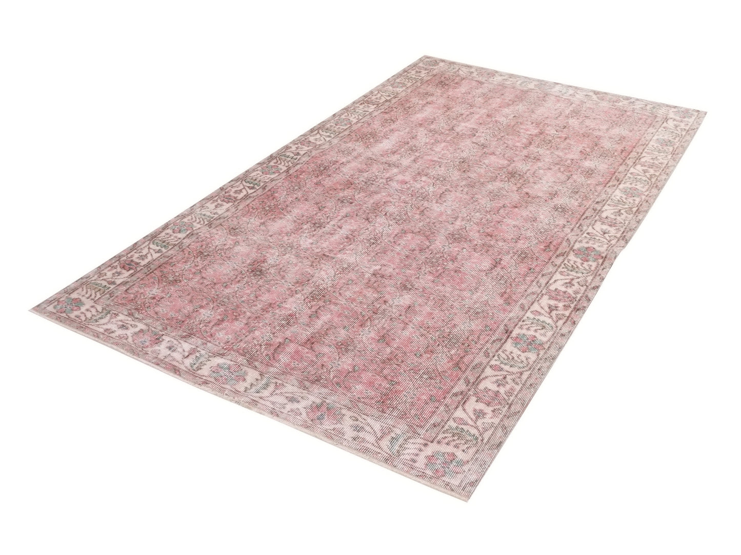 Turkish Rug, Oushak Rug, Vintage Carpet, Floral rug, Oriental rug, Ottoman rug, Vintage rug 5x8, Turkish Carpet, Handmade rug, Boho, 10289