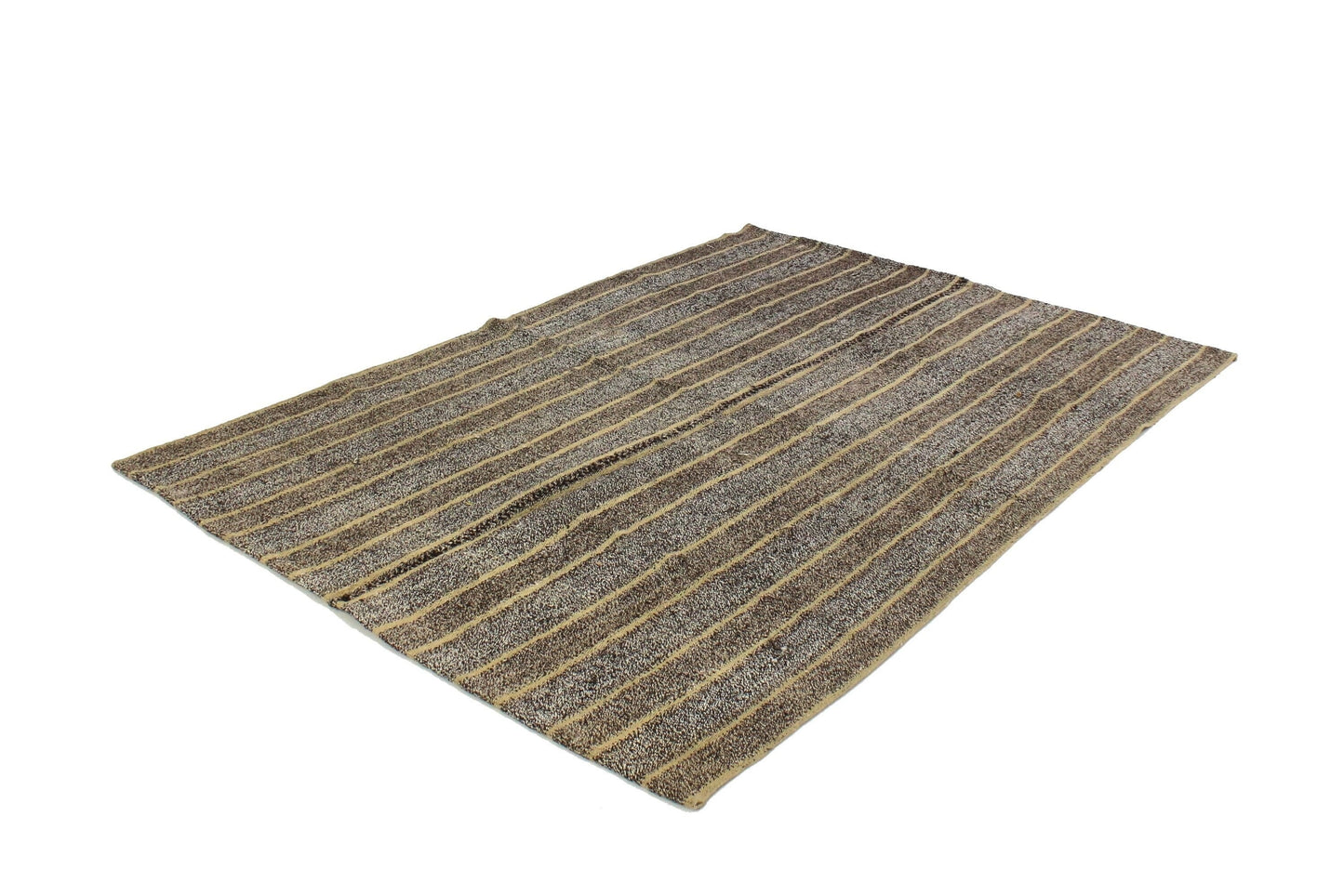 Vintage Turkish Kilim Rug, Gray Area Rug, Handmade Goat Hair Rug, Kilim Rug 5x7, Bedroom Rug, Old Rug, Unique Rug, Eclectic Rug, 3679
