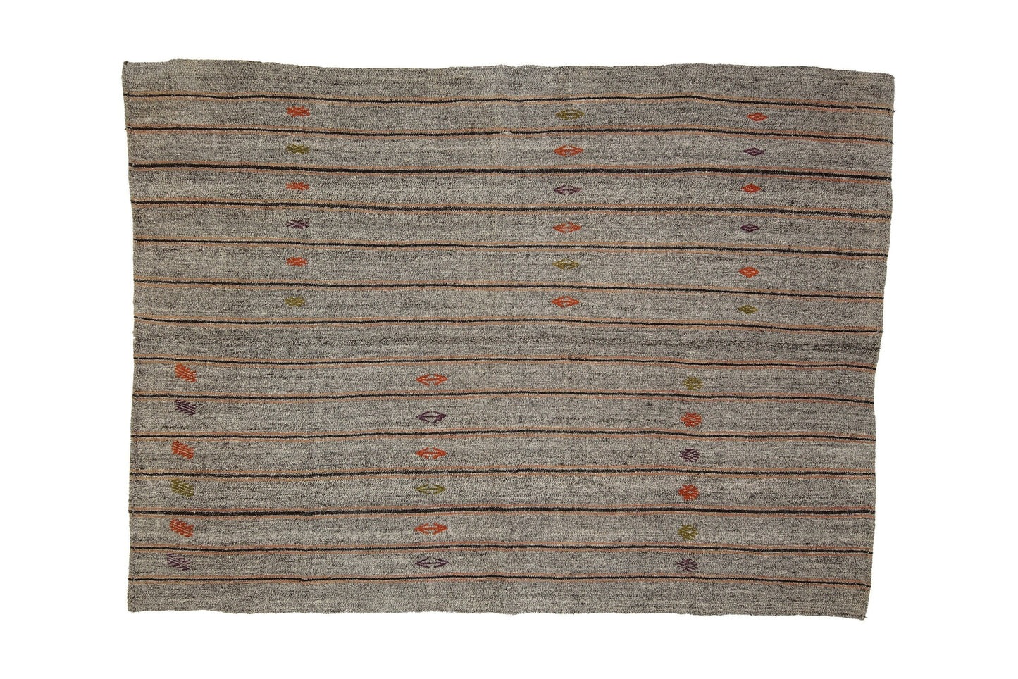 Turkish Kilim 6x8, Handmade Kilim Rug, Vintage Kilim Rug, Primitive Rug, Living Room Rug, Rug Kilim, Anatolia Rug, Goat Hair Rug, 1955