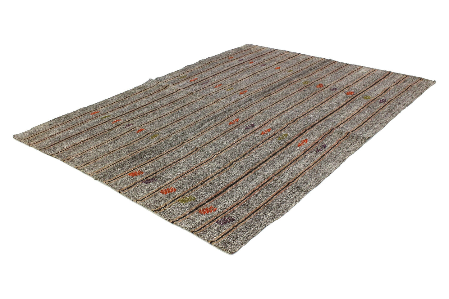 Turkish Kilim 6x8, Handmade Kilim Rug, Vintage Kilim Rug, Primitive Rug, Living Room Rug, Rug Kilim, Anatolia Rug, Goat Hair Rug, 1955