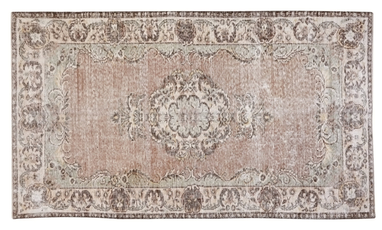 Faded Rug, Area rug 5x8, Oushak Rug, Turkish Rug, Vintage Rug, Carpet rug, Nursery rug, Office rug, Unique rug, Bohemian rug, Rug, 10263