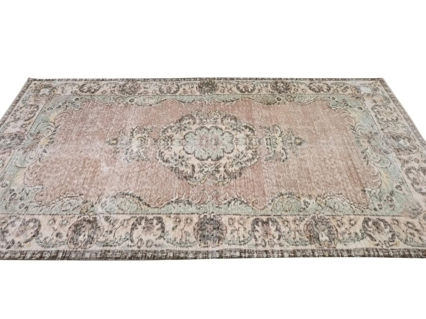 Faded Rug, Area rug 5x8, Oushak Rug, Turkish Rug, Vintage Rug, Carpet rug, Nursery rug, Office rug, Unique rug, Bohemian rug, Rug, 10263