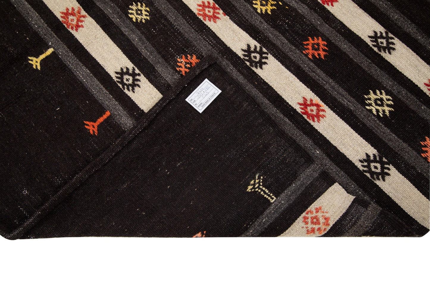 Narrow Organic Wool Kilim rug, 6x10 Handmade Brown Vintage Rug Kilim, Turkish Kilim rug ,Primitive Entryway Rug ,7601