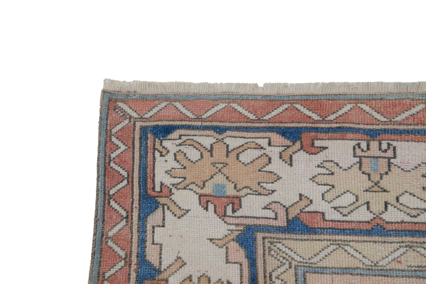 5x8 Rug,Turkish Rug 5x8, Pink rug ,Vintage Rug, Faded rug, Oushak Rug, Handmade Rug, Area Rug, Wool rug, Living Room Rug,Primitive rug,7283