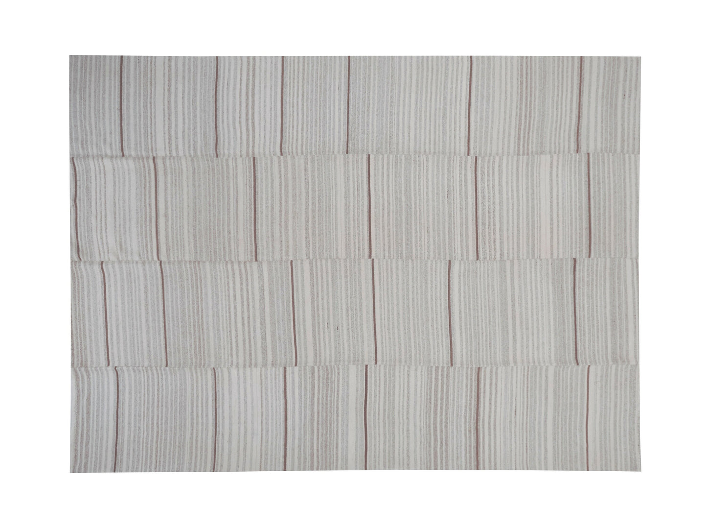 Area Kilim Rug, Handmade Beige Striped Kilim Rug, Turkish Kilim Rug, Large Rug, Vintage Kilim Rug, Oversize Kilim Rug, Rug Kilim 10x13,10499