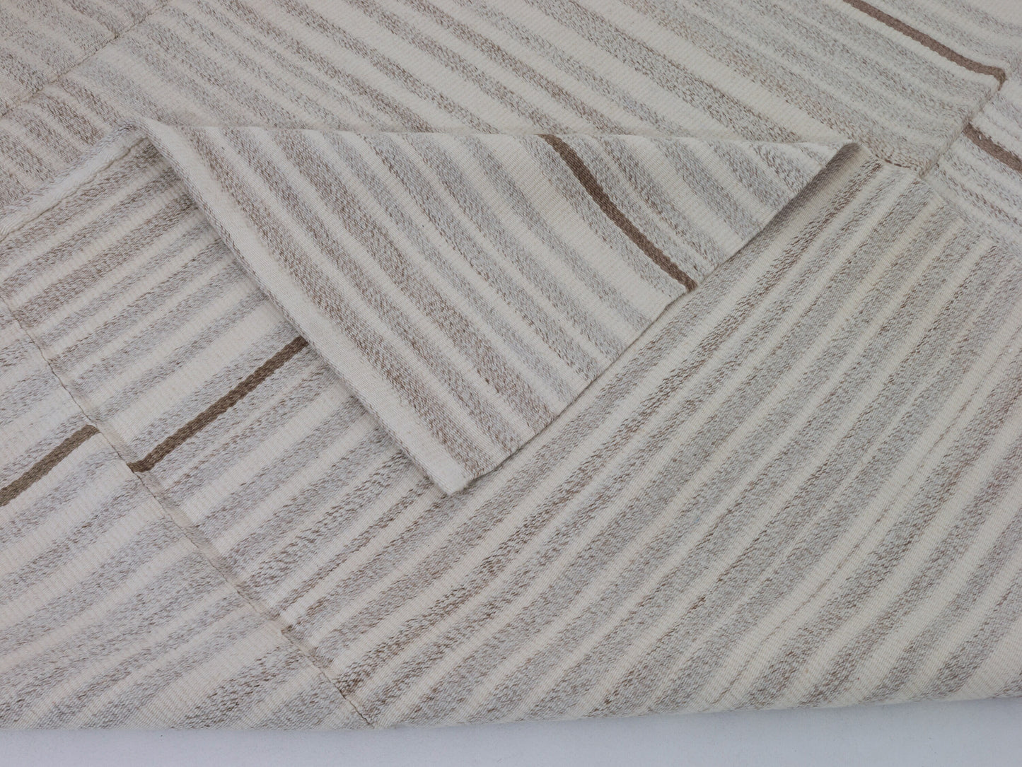 Area Kilim Rug, Handmade Beige Striped Kilim Rug, Turkish Kilim Rug, Large Rug, Vintage Kilim Rug, Oversize Kilim Rug, Rug Kilim 10x13,10499