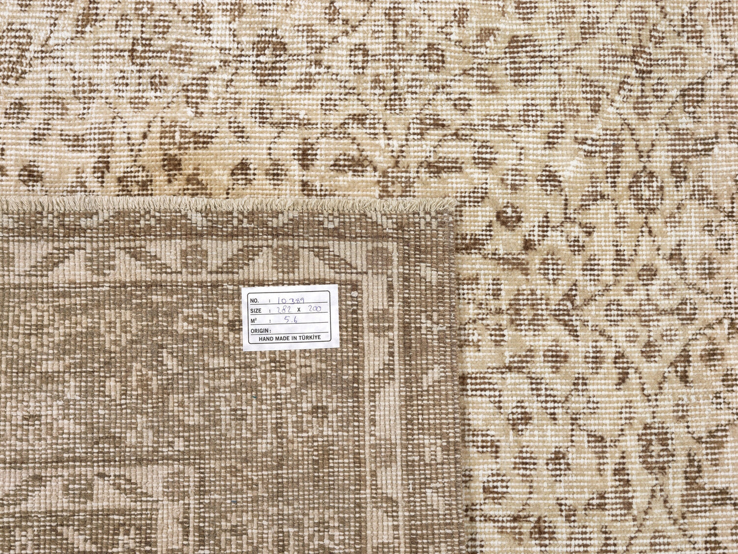 Rug 7x9, Vintage Rug, Turkish Rug, Handmade Rug, Oushak Rug, Area Rug, Neutral Rug, Carpet Rug, Turkish Carpet, Turkey Rug, Wool Rug, 10389