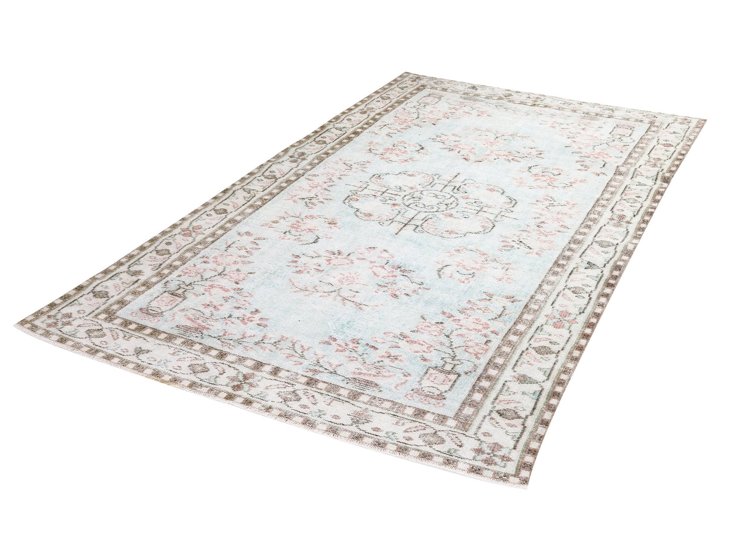 Turkish Rug, Vintage Rug, Handmade Rug, Area Rug, Oushak Rug, Neutral Rug, Floor Rug, Carpet Rug, Turkey Rug, Rug 6x9, Turkish Carpet, 10471