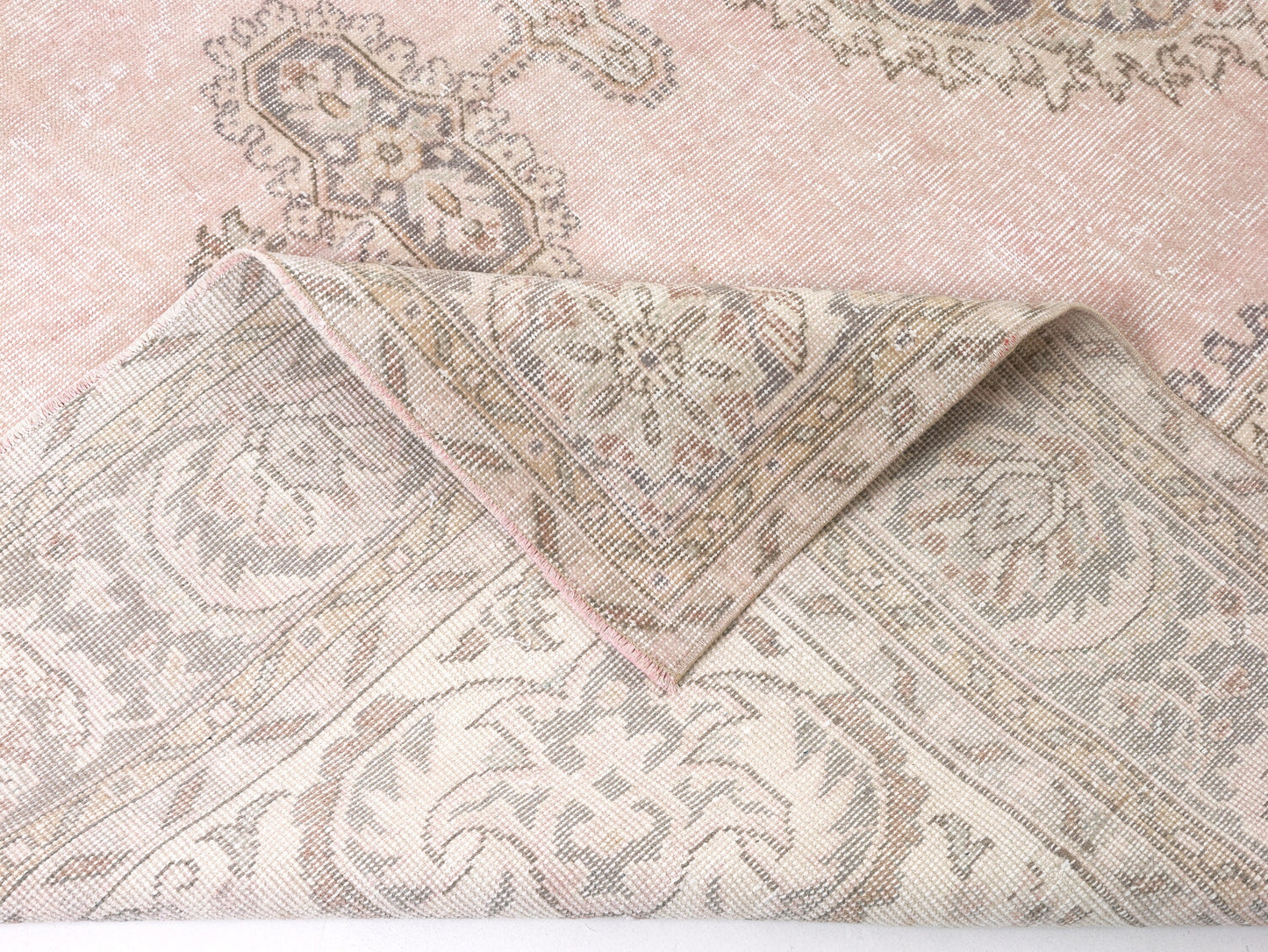 Turkish Rug, Handmade Rug, Oushak Rug, Area Rug, Vintage Rug, Neutral Rug, Bedroom Rug, Turkey Rug, Vintage Carpet, Rug 7x10, 10481
