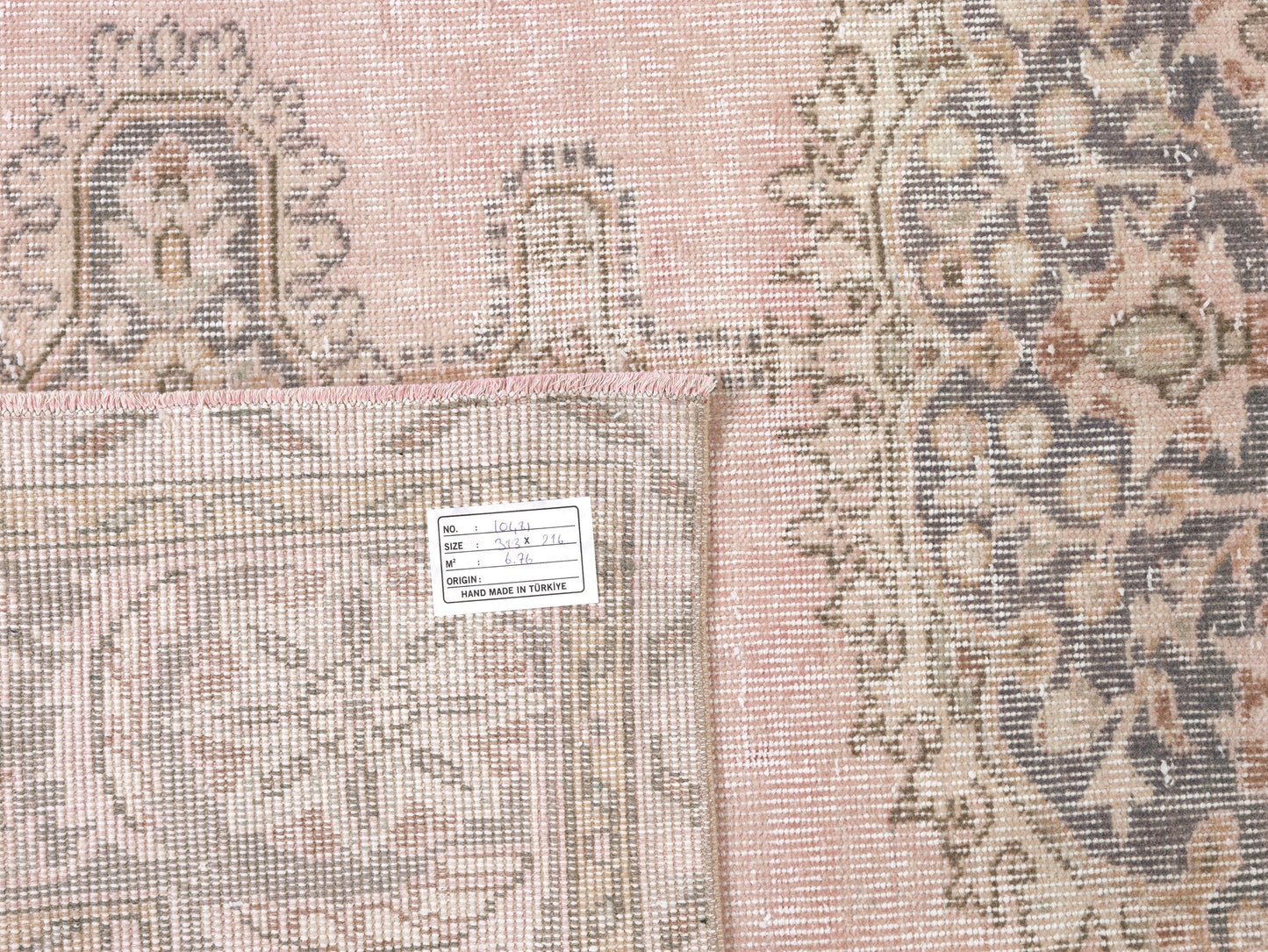 Turkish Rug, Handmade Rug, Oushak Rug, Area Rug, Vintage Rug, Neutral Rug, Bedroom Rug, Turkey Rug, Vintage Carpet, Rug 7x10, 10481
