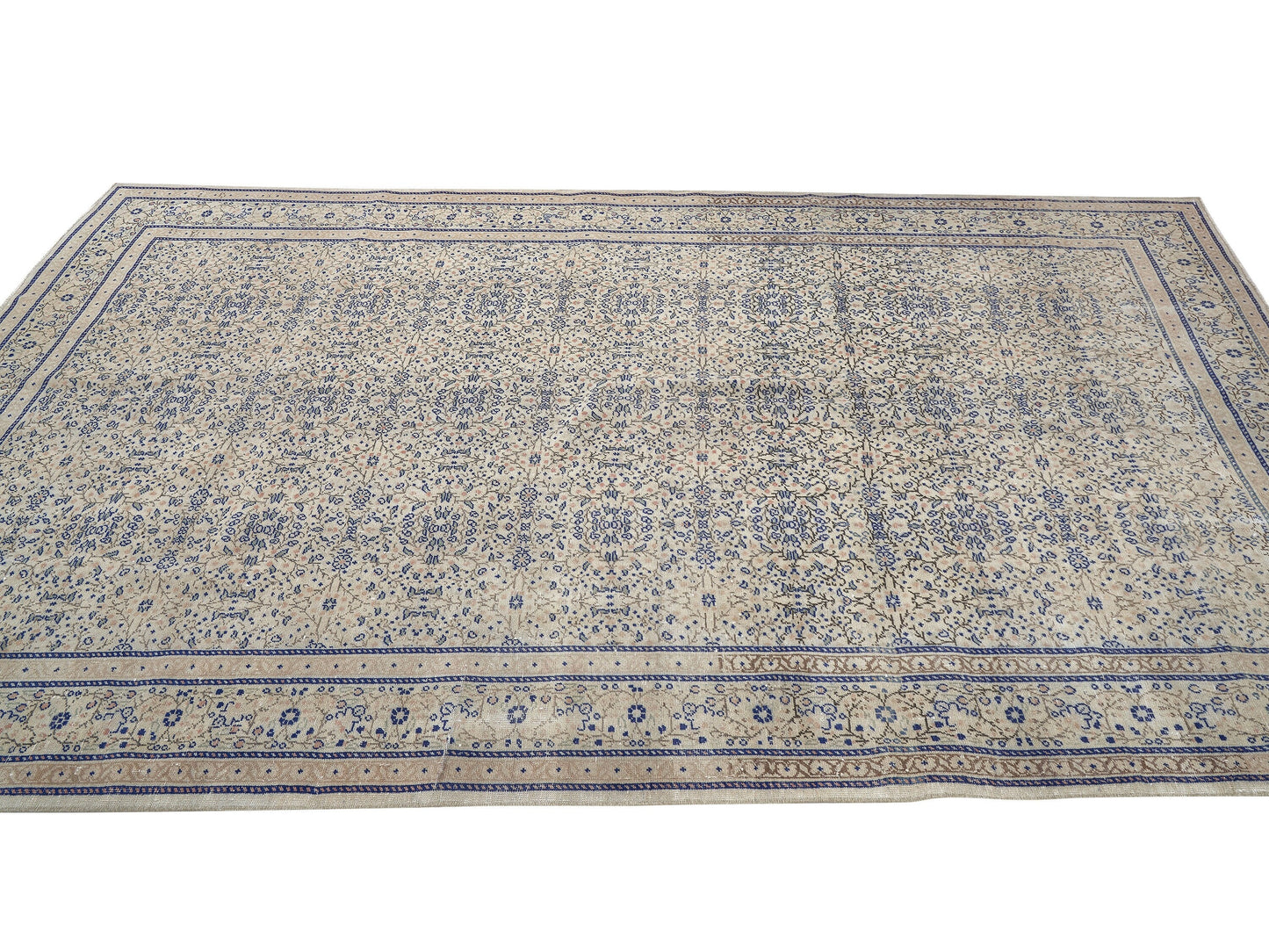 Turkish Rug, Oushak Rug, Vintage Rug, Handmade Rug, Area Rug, Primitive Rug, Carpet Rug, Living Room Rug, Vintage Carpet, Rug 6x10,