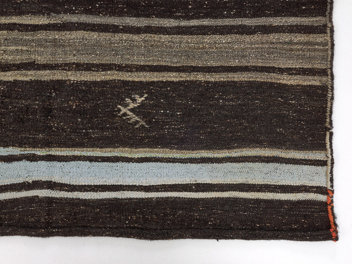 Handmade Brown Kilim Rug, Turkish Kilim, Kilim Rug Area, Antique Vintage Kilim Rug,Living Room Rug, Kilim Rug 7x9, Goat Hair Kilim rug, 9933