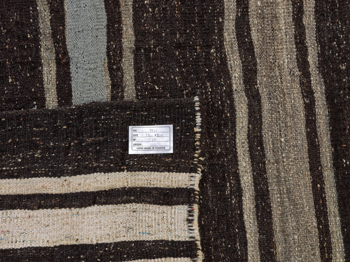 Handmade Brown Kilim Rug, Turkish Kilim, Kilim Rug Area, Antique Vintage Kilim Rug,Living Room Rug, Kilim Rug 7x9, Goat Hair Kilim rug, 9933