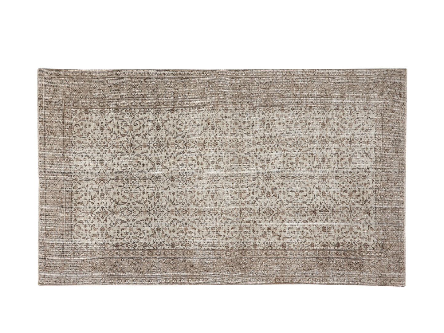 Turkish Oushak Rug, Vintage Handmade Faded Rug, Neutral Area Muted Rug, Living Room Rug, Carpet Rug, Rug 5x8, Turkish Carpet, 11478