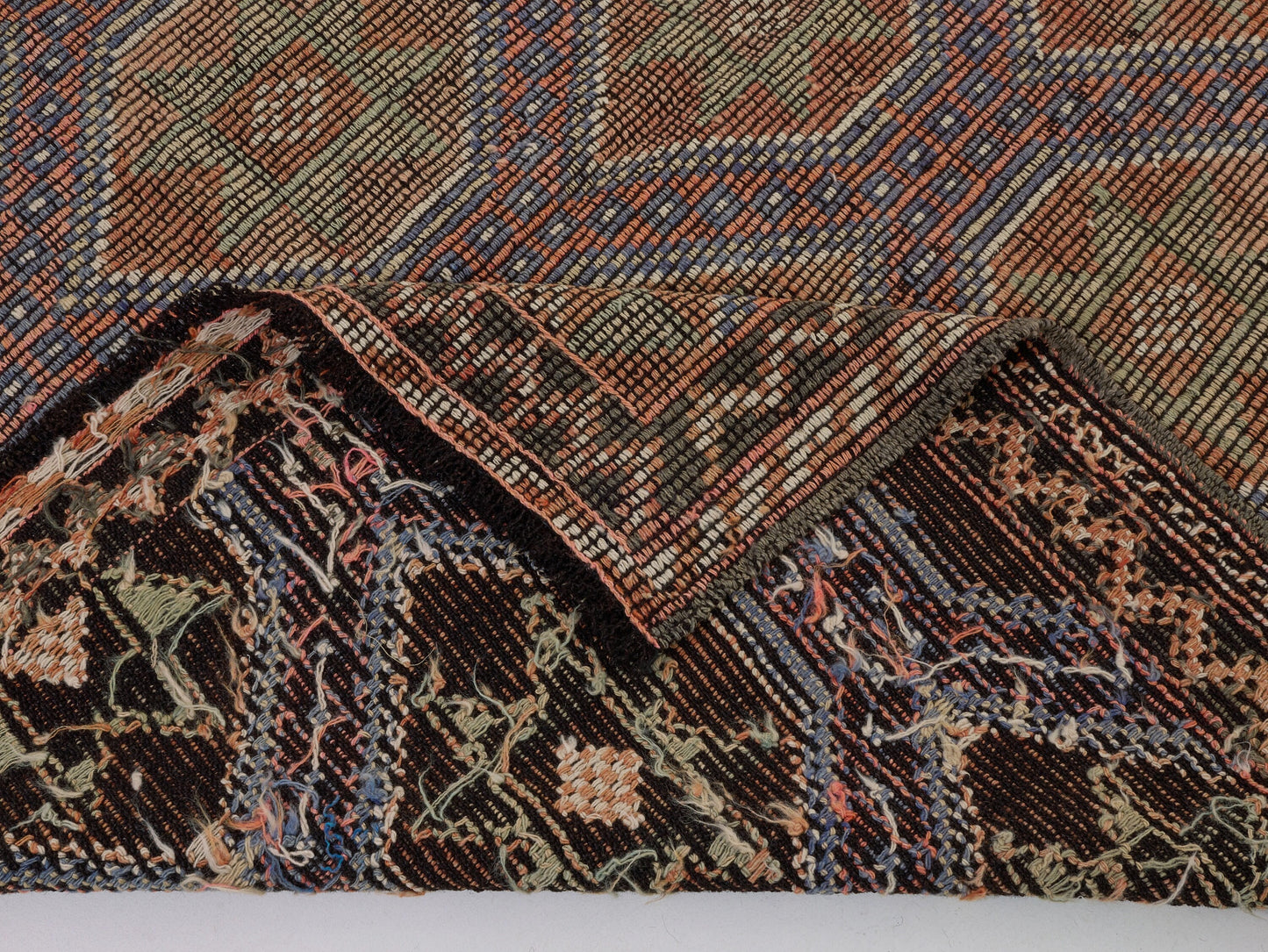 Kilim Rug 6x9, Turkish Bohemian Kilim Rug, Vintage Eclectic Kilim Rug,Handmade Anatolia Kilim Rug,Bedroom Rug, Flat Weave Antique Rug, 10519